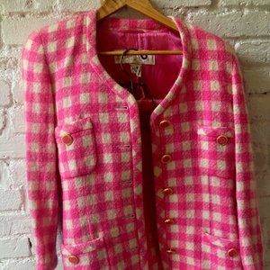 MINT ! ESCADA by Margaretha Ley 1980's Power Skirt Suit 38/36